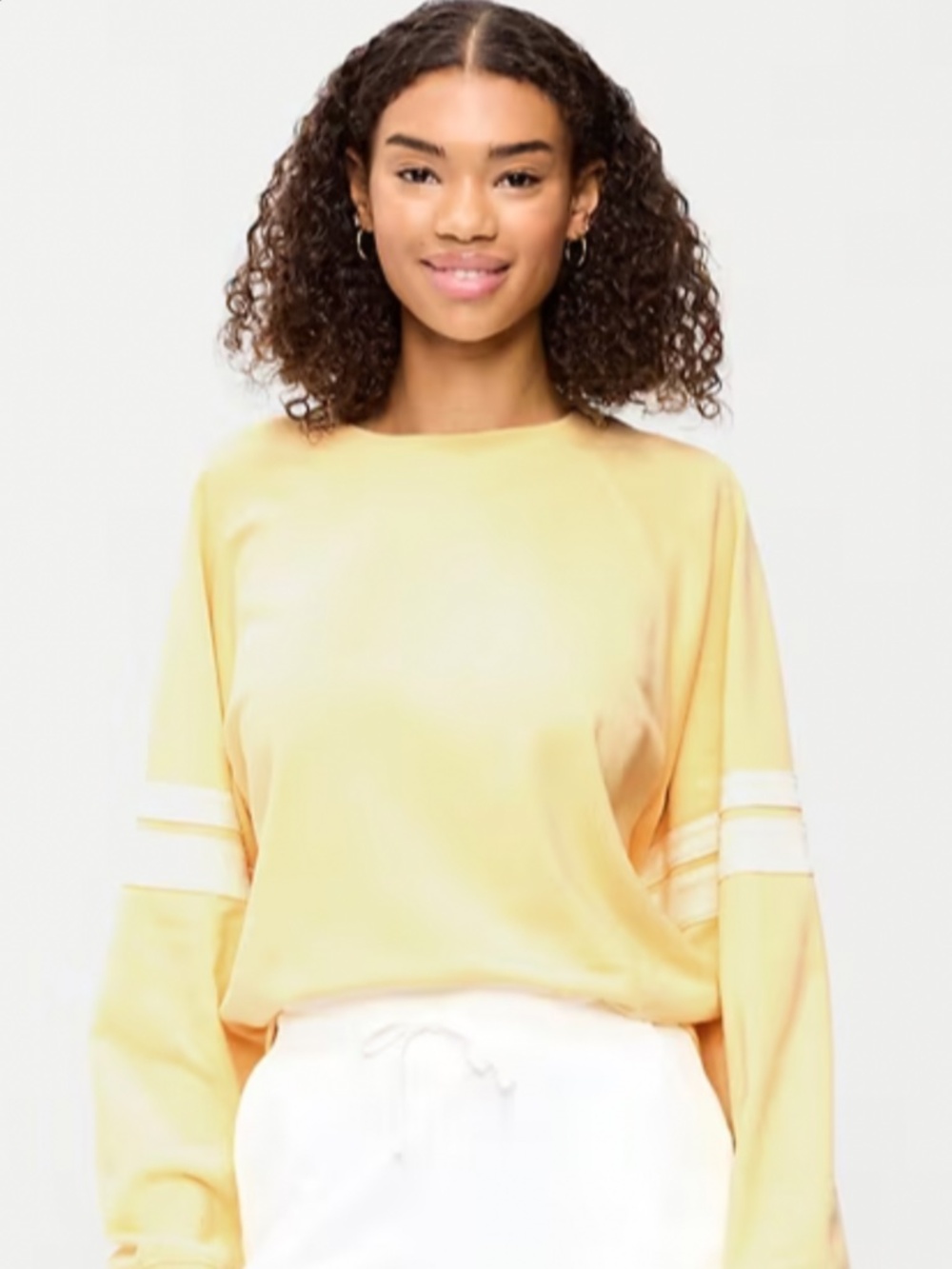Old Navy So Comfy Terry Sweatshirt Butter Yellow
